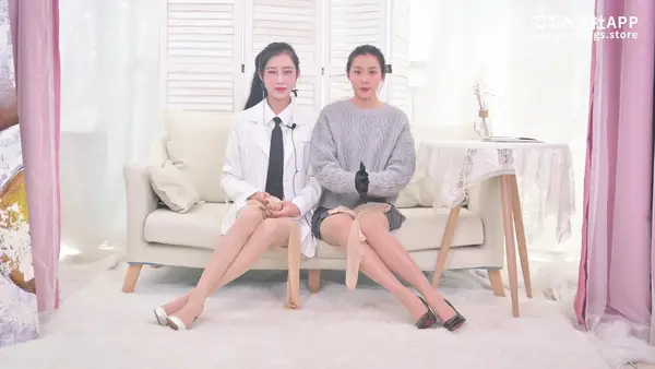 [SSA丝社] 评测 NO.142 君君&雪儿 双人开箱中国品牌绫岚和珞樱的油亮丝袜评测（下） - SSA丝社